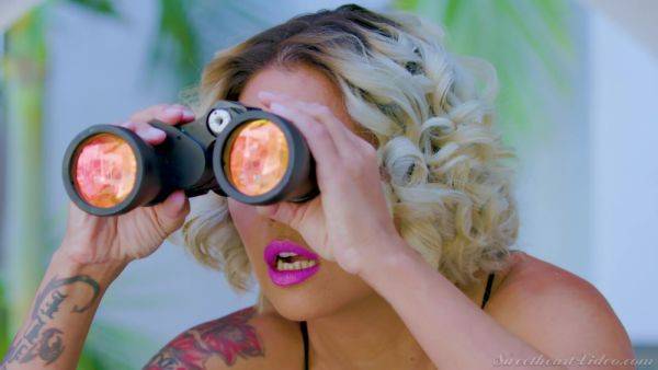 MILF plays intriguing with the lesbian babe next door for a few fabulous rounds together - xbabe.com on poweredporn.com