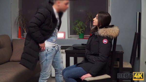 Blonde MILF Victoria goes wild for her debt - POV closeup sex & blowjob - sexu.com on poweredporn.com