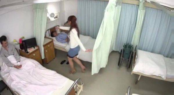 Japanese Cheating Wife Sucks Hubby In Hospital - upornia.com - Japan on poweredporn.com