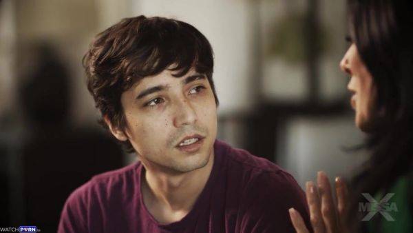 My Stepmom Cums First starring brunette MILF Reagan Foxx - old and young hardcore - xtits.com on poweredporn.com