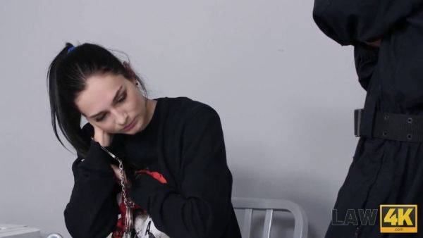 Leanne Lace gets roughed up by the police officer in thiscorruption video - sexu.com on poweredporn.com