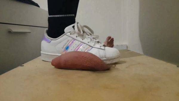 Compilation Of Adidas Sneakers Crushing Cock - hclips.com on poweredporn.com