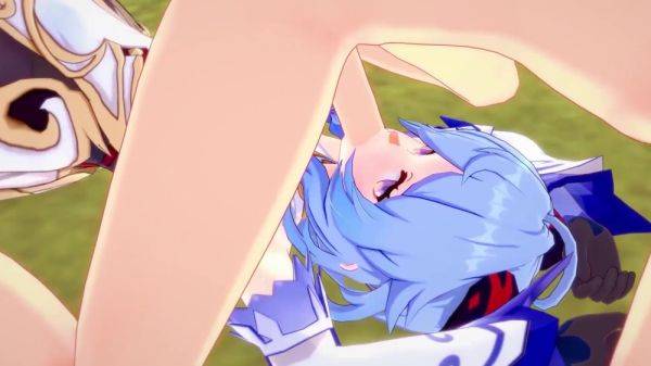 Genshin Impact - Ganyu goes through another quest with a deep throat and hard penetration - anysex.com on poweredporn.com