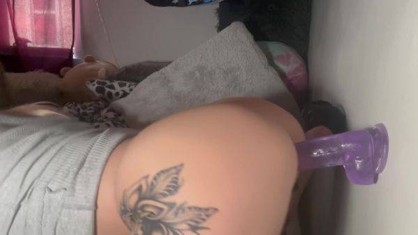 Fucking My Tight Pussy With My 9 Inch Dildo! - hclips.com on poweredporn.com