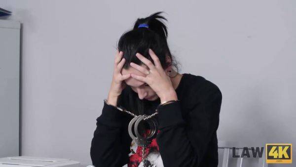 Leanne Lace gets caught stealing a car and punished by a security guard - sexu.com - Czech Republic on poweredporn.com