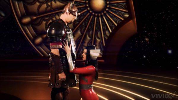 Aroused brunette devours his dick in soft manners and obeys his desires - xbabe.com on poweredporn.com