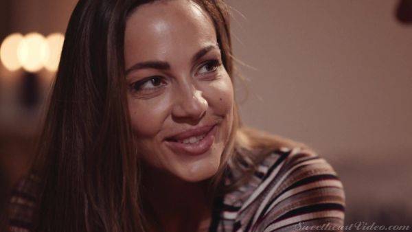 Sorority Love & Lust Scene 2 - Fate Suggests - pretty brunette lesbian slut Abigail Mac - xhand.com on poweredporn.com