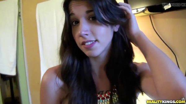 Watch this hot chick get her big ass drilled on the streets of Chicago with a big cock in her mouth and on her face - sexu.com on poweredporn.com