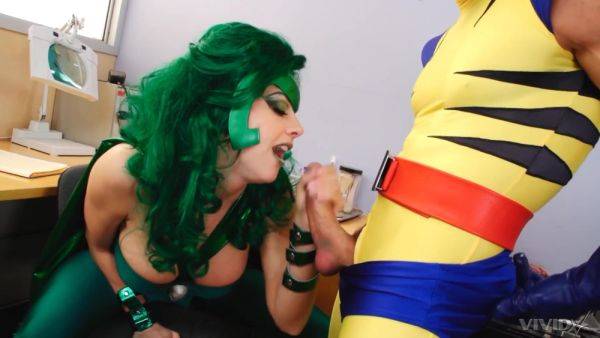 Steamy role play shows energized babe with huge tits devouring the dick like a pro - xbabe.com on poweredporn.com