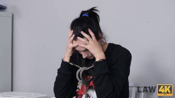 Naughty skinny teen leanne lace gets caught stealing a car and fucked hard in reality sex story - sexu.com on poweredporn.com