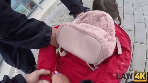 Cindy Shine gets used by two horny law enforcement officers in a hardcore threesome - sexu.com on poweredporn.com