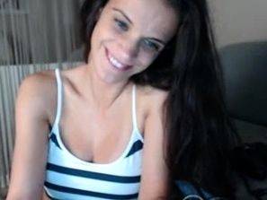 Busty curly brunette with big boobs fucks on couch - drtuber.com - Russia on poweredporn.com