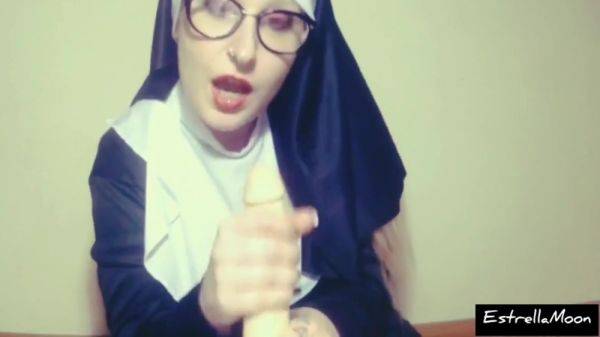 Nun Gives You A Handjob - hclips.com on poweredporn.com
