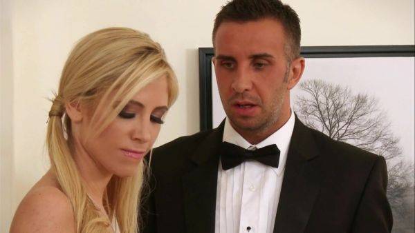 Horny Babysitter - blonde Tasha Reign gets cum on face - xtits.com on poweredporn.com