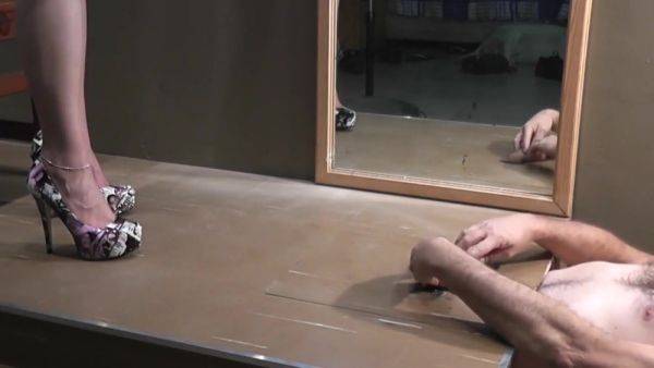 Cock Crushing Shoejob - hotmovs.com on poweredporn.com