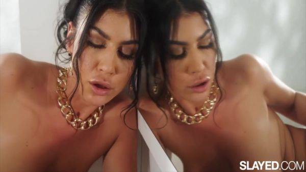 Queenie & Gianna Scissor & Tongue Fuck Each Other - hotmovs.com on poweredporn.com