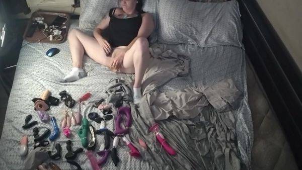 #68 - Watch Her Masterbate N Use Any Toy From Our Collection - hclips.com on poweredporn.com