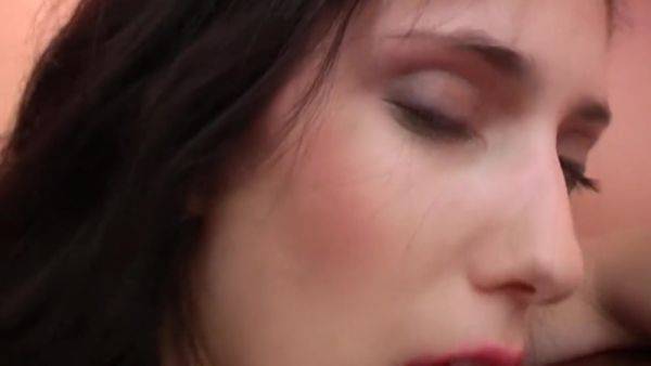 A Busty Blonde Milf Taking A Loaded Cock Inside Her Ass Outdoors - hotmovs.com - Germany on poweredporn.com