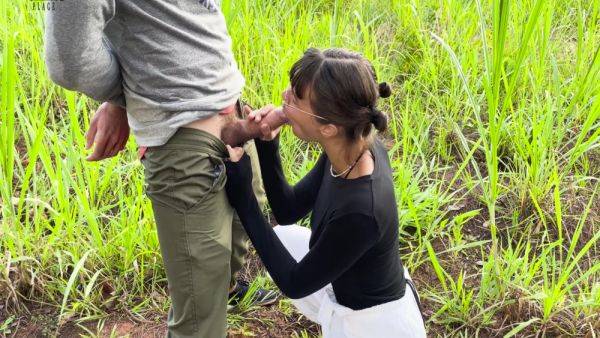 Sucking Cock Outdoors Is Twice Sweeter - hclips.com - Germany on poweredporn.com