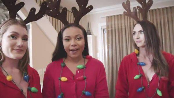 Naughty teens fucked by santa during quarantine holiday - txxx.com on poweredporn.com