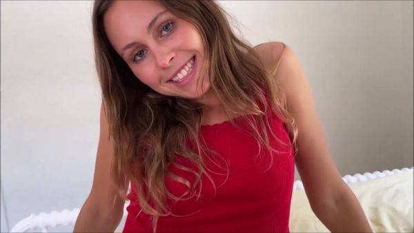 Pretty sexy amateur brunette girl next door Stella Barey - Anal POV hardcore - xhand.com on poweredporn.com