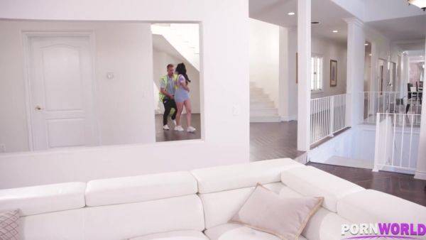 Grounded Teenage Slut Violet Starts Lets Delivery Man Fuck All of Her Holes GP2251 - PornWorld - hotmovs.com - Usa on poweredporn.com