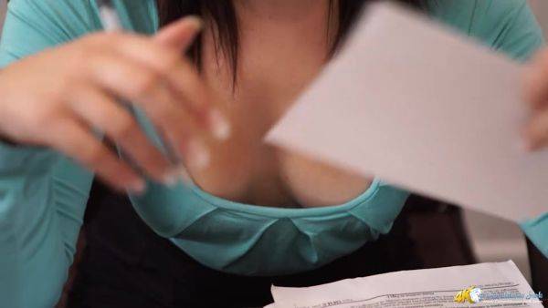 Kacie James in Tit Pervert - DownblouseJerk - hotmovs.com on poweredporn.com