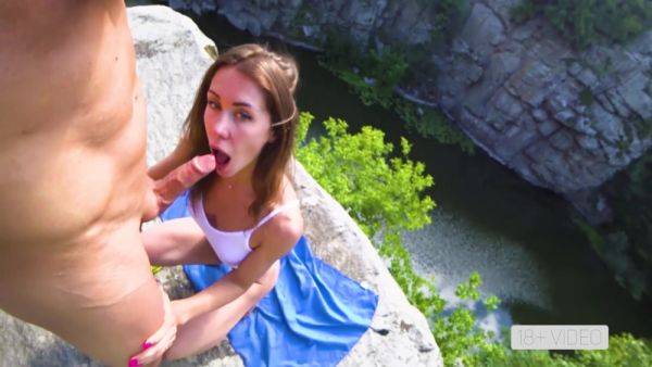 Wild Public Fucking On A High Cliff In Canyon With Mia Bandini - upornia.com - Italy on poweredporn.com