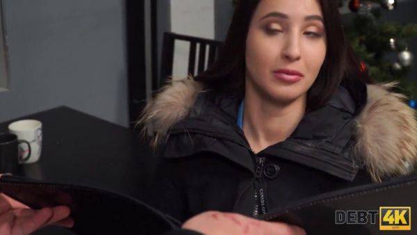 April Storm's debt bondage skills put to the test in hardcore homemade sex tape - sexu.com - Russia on poweredporn.com