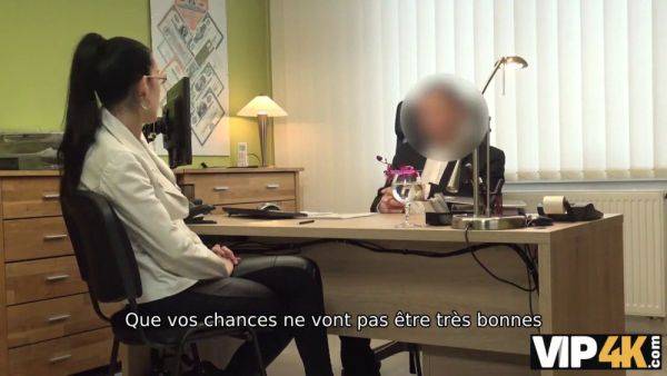 Elise Manning gets her tight pussy satisfied by a loan agent in VIP4K casting - sexu.com - Czech Republic on poweredporn.com