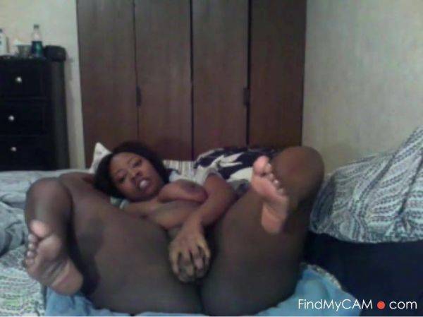 The Squirt Was At Least A Ft In A Half - big ass ebony mom solo on webcam - xhand.com on poweredporn.com