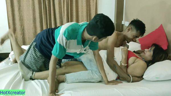 Amazing Threesome Sex With Two18yrs Teen Boy! With Clear Audio - hclips.com - India on poweredporn.com