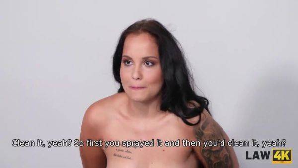 Jennifer Mendez, the naughty Czech teen, gets down and dirty with the police officer in a hot office sexcapade - sexu.com - Czech Republic on poweredporn.com