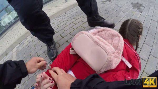 Cindy Shine gets drilled hard by two security guards in a rough office reality video - sexu.com on poweredporn.com