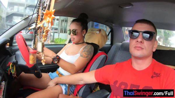 Big tits Asian amateur girlfriend fucked hard after a day at the beach - sunporno.com on poweredporn.com