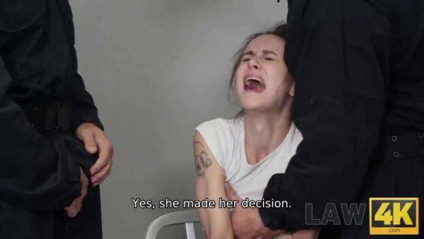 Adelle Unicorn gets naughty and avoid paying for sex with two hard cocks - sexu.com - Czech Republic on poweredporn.com