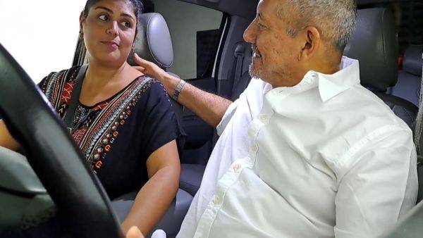 Aly Gives Him A Salivary Blowjob In The Car Shes At Sucking Cock! - hclips.com - India on poweredporn.com