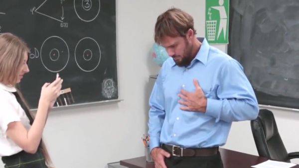 Hot brunette teen alyce anderson uses hard cock in erection - txxx.com on poweredporn.com