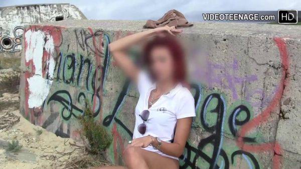 Lovely 19 years girl nude at beach - hotmovs.com - France on poweredporn.com