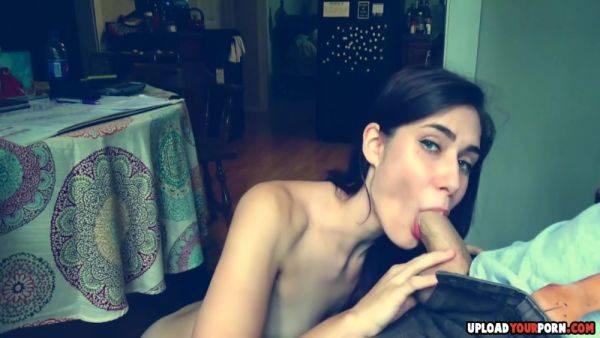 Lovely Chick Knows How To Suck A Cock - hclips.com on poweredporn.com