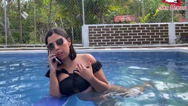 Horny Cheating Wife Fucks With The Gardener Until She Gets All His Cum - hclips.com - Colombia on poweredporn.com