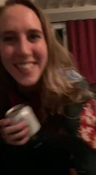 Bathroom threesome at a house party - anysex.com on poweredporn.com