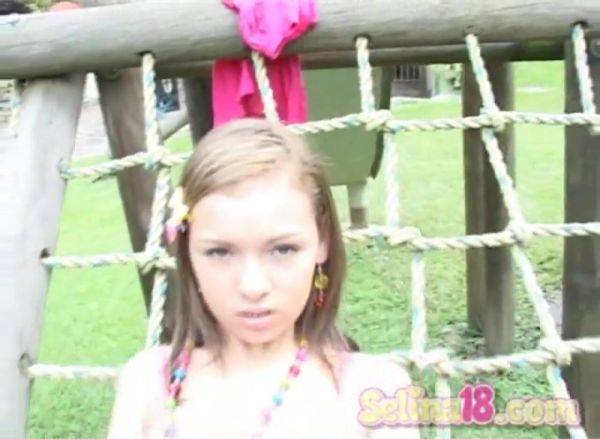 Sexy solo teen Selina masturbates for the camera - txxx.com on poweredporn.com