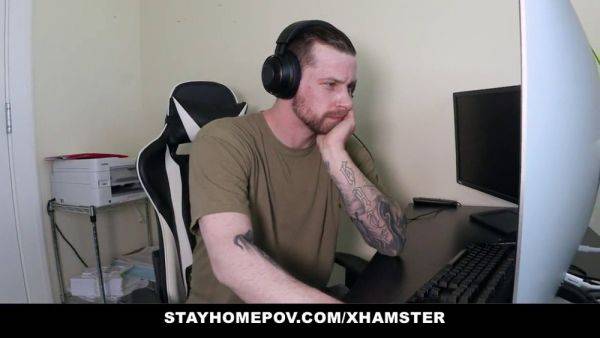 Harlowe Blue and her roommate quarantined for hot POV fucking during quarantine - sexu.com on poweredporn.com