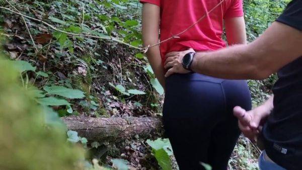 She Begged Me To Cum On Her Big Ass In Yoga Pants While Hiking, Almost Got Caught - hotmovs.com on poweredporn.com