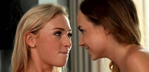 Hot Blonde Jenny Wild Joins Mona Blue and BF For Sensual Threesome - inxxx.com on poweredporn.com