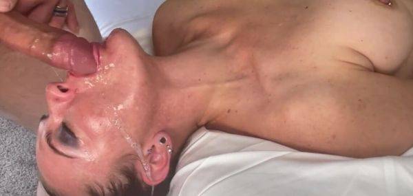 Unedited 4K Throatpie - Sloppy Wet Throat fuck, Made him cum fast - inxxx.com on poweredporn.com