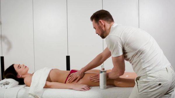 Massage turns Jenny Doll into cock-hungry slut - anysex.com on poweredporn.com