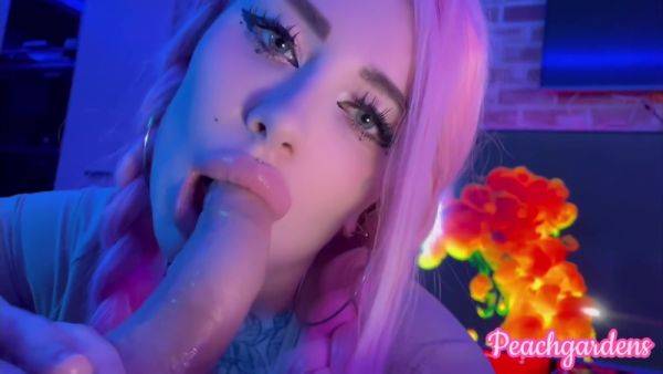 I Am Peachgardens - Slobbery Languid Dirty Blowjob And - hclips.com on poweredporn.com