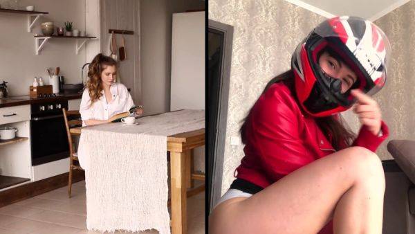 Cherry Kiss, the hot blonde MILF, strips, teases, and squirts in hot solo play - sexu.com - Serbia on poweredporn.com